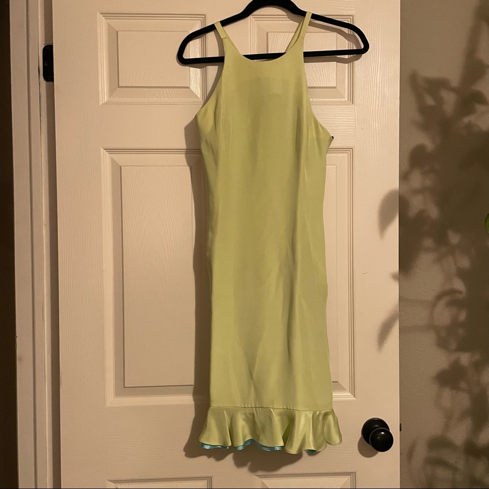 Vintage Flores &Flores 100% Silk fully lined dress